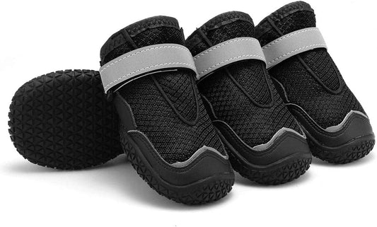 Dog Outdoor Shoes Breathable Running Shoes with Reflective Strap and Anti-Slip Sole for Pet Boots (5#) Animals & Pet Supplies > Pet Supplies > Dog Supplies > Dog Apparel Sunnyy   