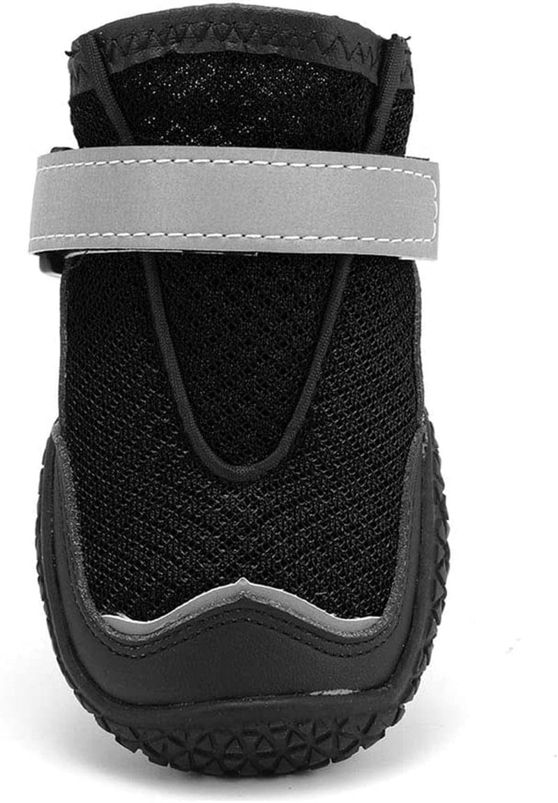 Dog Outdoor Shoes Breathable Running Shoes with Reflective Strap and Anti-Slip Sole for Pet Boots (5#) Animals & Pet Supplies > Pet Supplies > Dog Supplies > Dog Apparel Sunnyy   