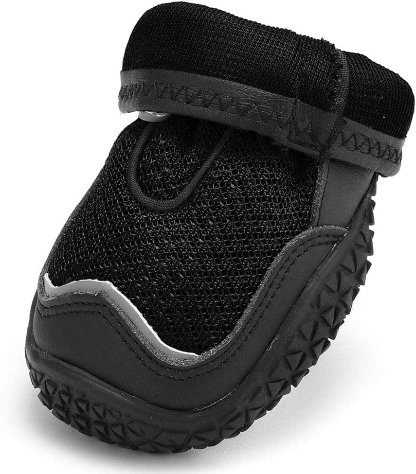 Dog Outdoor Shoes Breathable Running Shoes with Reflective Strap and Anti-Slip Sole for Pet Boots (5#) Animals & Pet Supplies > Pet Supplies > Dog Supplies > Dog Apparel Sunnyy   