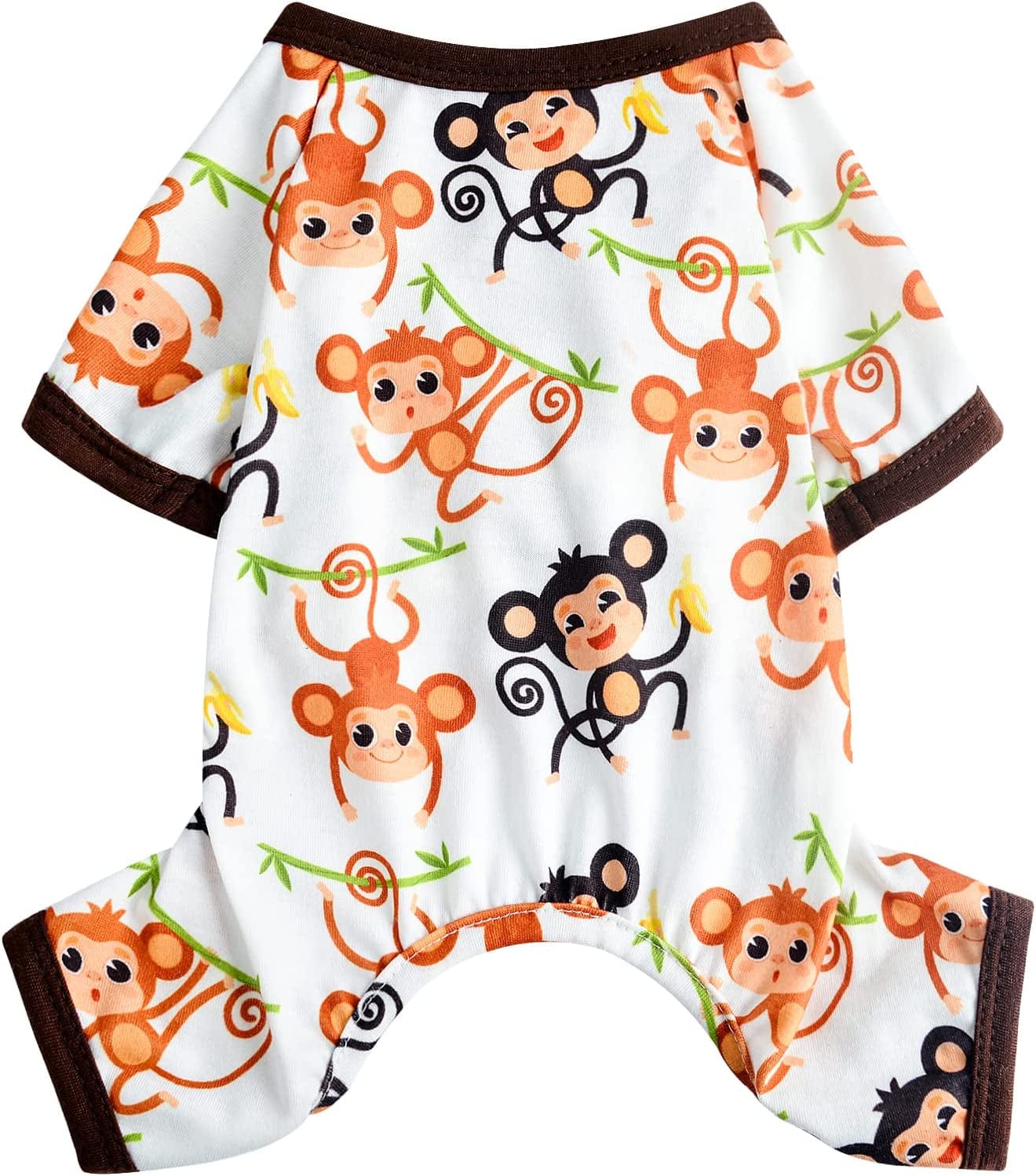 Cheers.US Soft Puppy Pajamas Cute Dog Pjs Jumpsuit Pet Clothes