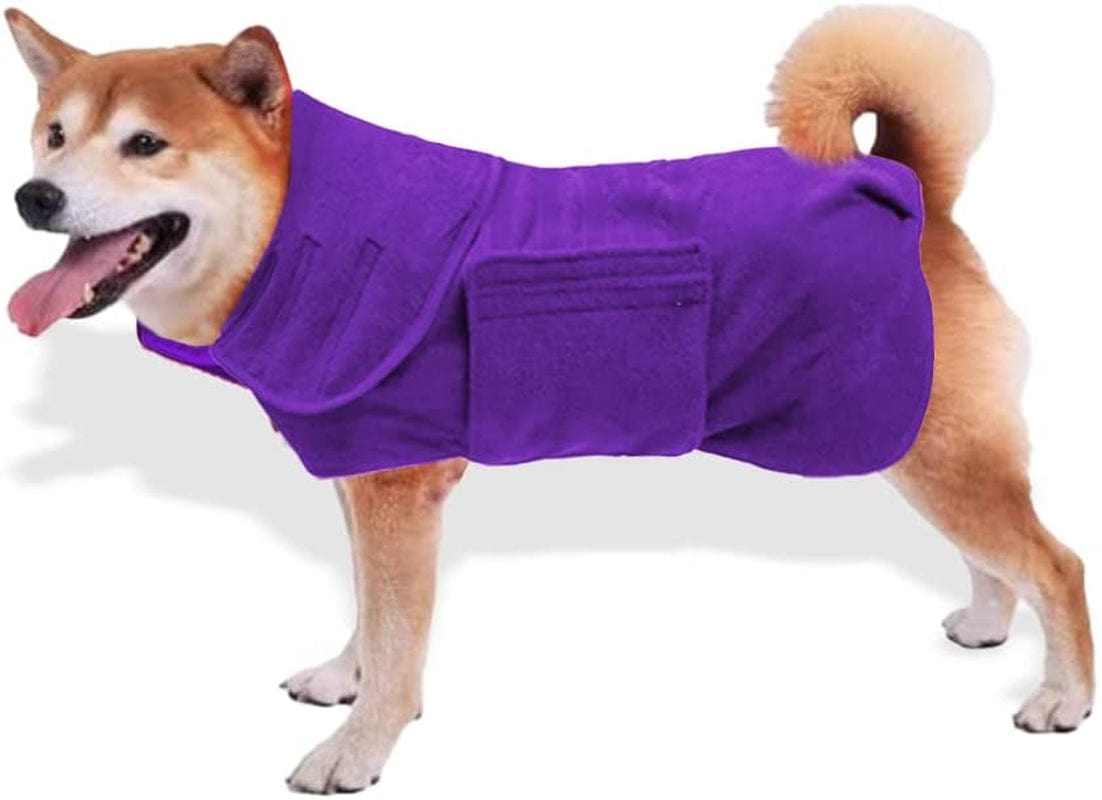 Microfibre dog hot sale robe