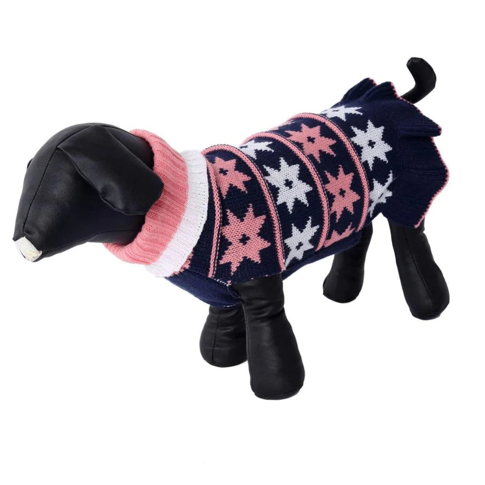 Dog Pet Sweater,Winter Warm Puppy Clothes Soft Coat Dog Costume Pullover Pet Apparel for Small Medium Dogs and Cats