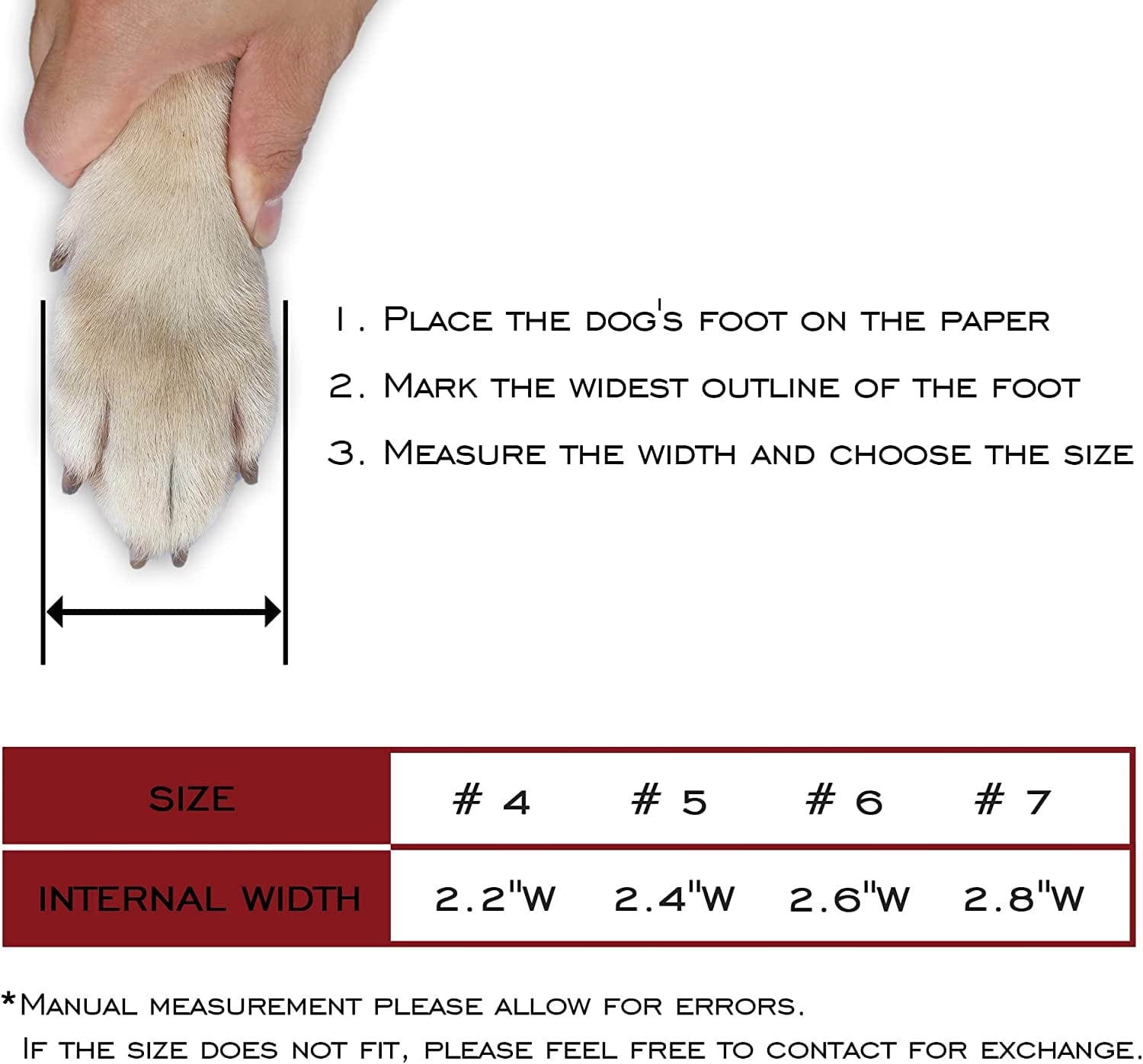 Dog Shoes, Boots for Small Large Medium Dogs, Rain Booties Winter Snow Waterproof, Rugged Anti-Slip Sole, Breathable Paw Protectors with Reflective Front&Back, Extended Pull Ring, Red, 4-Pack(#4) Animals & Pet Supplies > Pet Supplies > Dog Supplies > Dog Apparel DOGCOME   