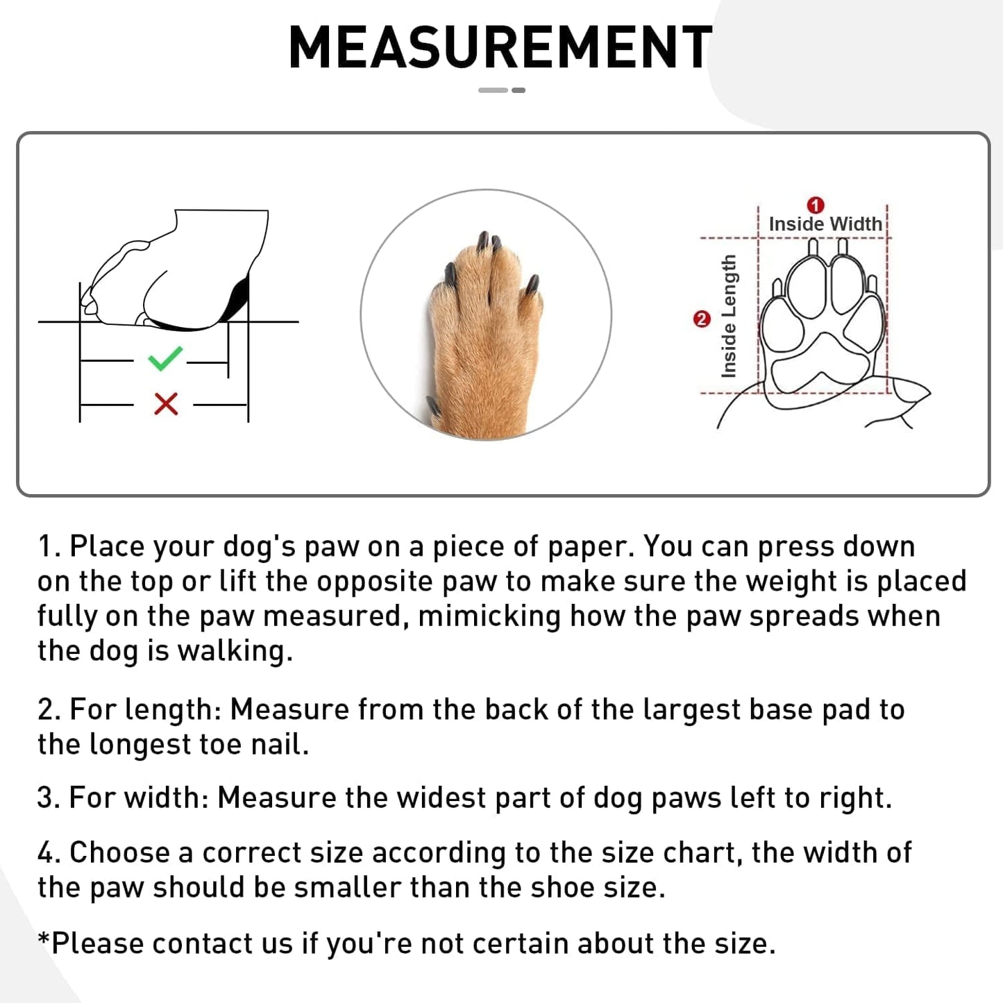 Dog Shoes for Large Medium Dogs, Waterproof Dog Booties with Reflective Strap anti Slip Rubber Sole - Comfortable Dog Hiking Boots Paw Protectors for Walking Jogging Indoor Outdoor Hardwood Floor Animals & Pet Supplies > Pet Supplies > Dog Supplies > Dog Apparel Dociote   