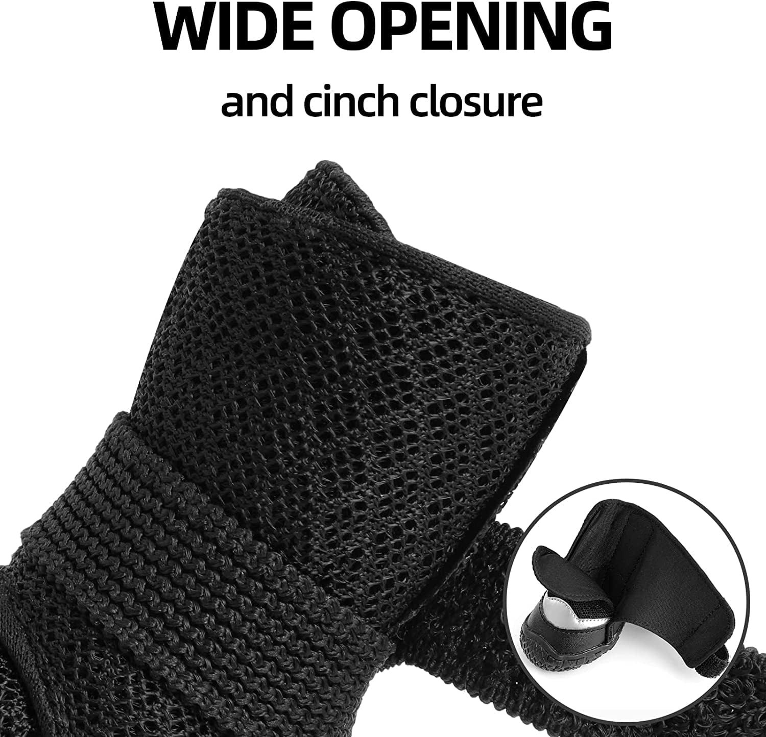 Dog Shoes for Small Dogs Boots for Winter Snow Hot Pavement, Outdoor Dog Boots & Paw Protector for Hiking and Running, Breathable Dog Booties with Adjustable Straps and Anti-Slip Soles 4PCS Animals & Pet Supplies > Pet Supplies > Dog Supplies > Dog Apparel Hcpet   