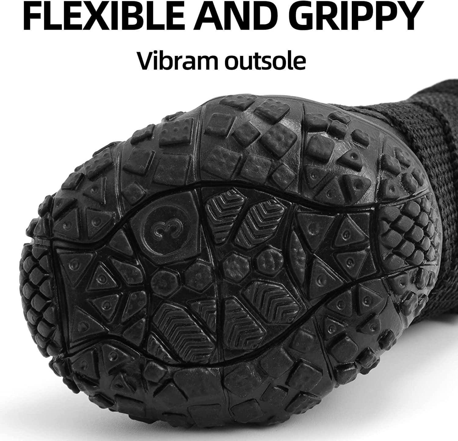 Dog Shoes for Small Dogs Boots for Winter Snow Hot Pavement, Outdoor Dog Boots & Paw Protector for Hiking and Running, Breathable Dog Booties with Adjustable Straps and Anti-Slip Soles 4PCS Animals & Pet Supplies > Pet Supplies > Dog Supplies > Dog Apparel Hcpet   