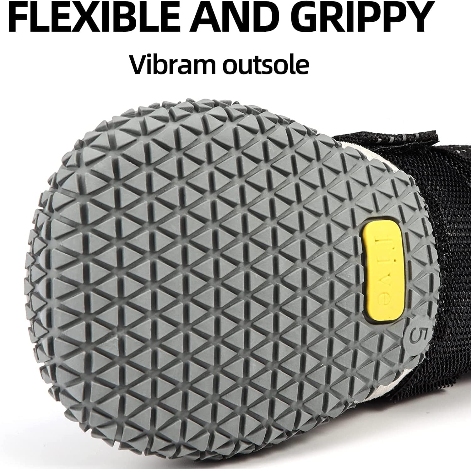 Dog Shoes for Winter Snow Hot Pavement, Dog Boots & Paw Protector, Dog Booties for Small Dogs with Reflective Strip Anti-Slip Sole 4Pcs Animals & Pet Supplies > Pet Supplies > Dog Supplies > Dog Apparel AOKOWN   