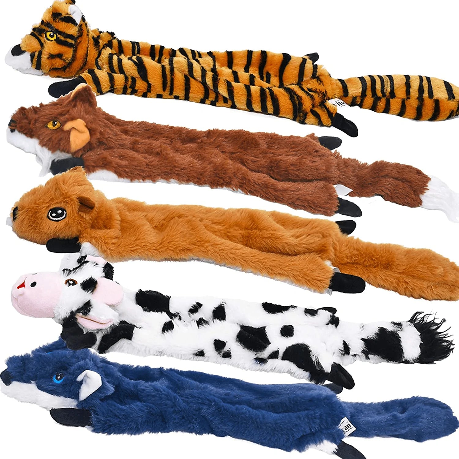 Dog Squeaky Toys 5 Pack, Pet Toys Crinkle Dog Toy No Stuffing Animals Dog Plush Toy Dog Chew Toy for Large Dogs and Medium Dogs Squeeky Doggie Toys Puppy Toys Squeak Animals & Pet Supplies > Pet Supplies > Dog Supplies > Dog Toys Sharlovy   