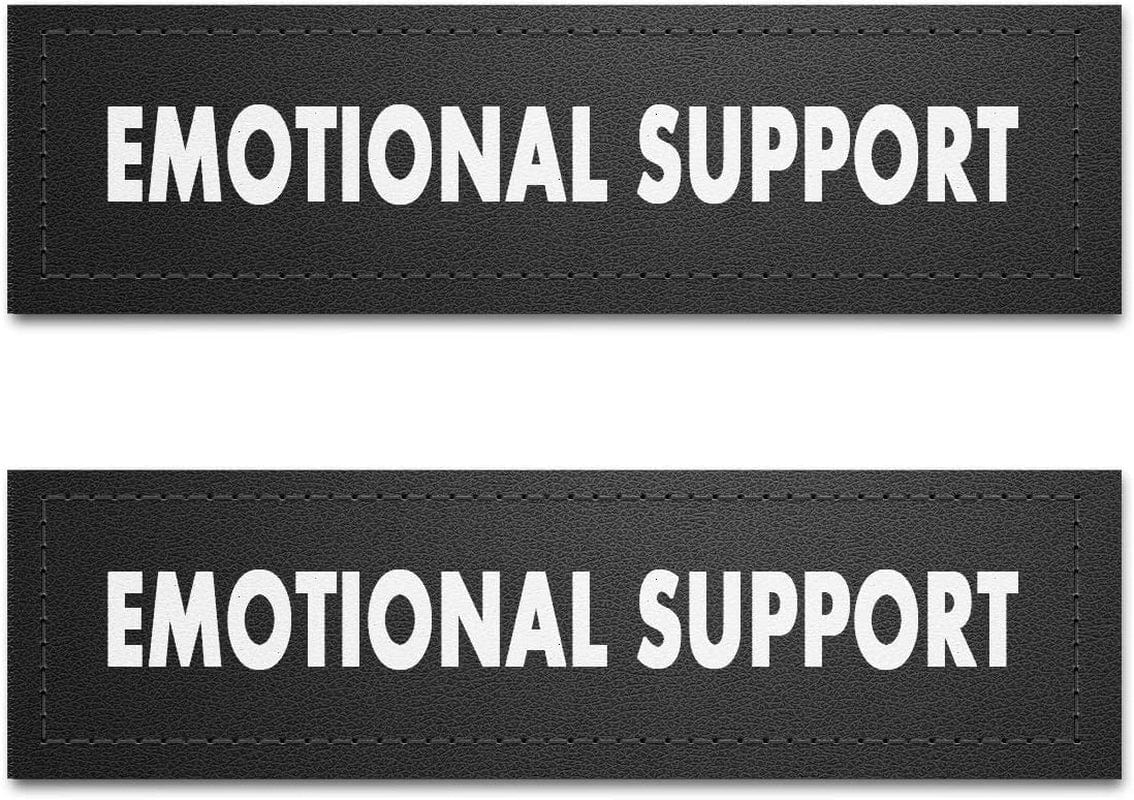 Dog Vest Patches for Dog Harness, Removable Patches - Service Dog, Emotional Support, in Training, Therapy Dog, DO NOT PET(2 Pcs) Animals & Pet Supplies > Pet Supplies > Dog Supplies > Dog Apparel voopet Emotional Support S - 3.1x1.2inch 