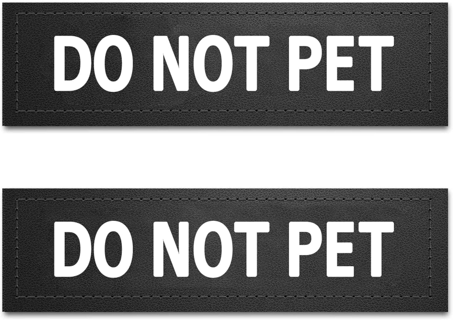 Dog Vest Patches for Dog Harness, Removable Patches - Service Dog, Emotional Support, in Training, Therapy Dog, DO NOT PET(2 Pcs) Animals & Pet Supplies > Pet Supplies > Dog Supplies > Dog Apparel voopet Do Not Pet S - 3.1x1.2inch 