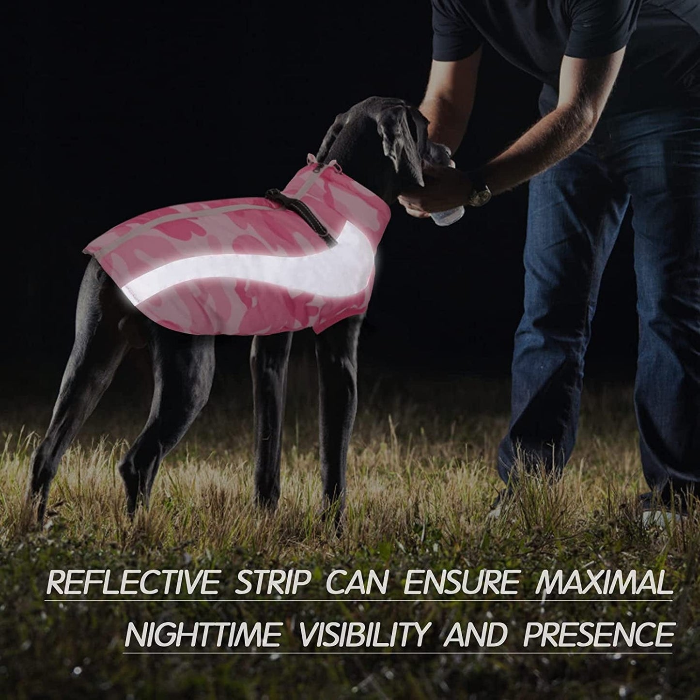 Dog Winter Coat, FUAMEY Soft Fleece Lined Warm Dog Jacket Winter Waterproof Windproof Camouflage Dog Fleece Vest for Cold Weather, Reflective Cozy Dog Coat Dog Apparel for Small Medium Large Dogs Animals & Pet Supplies > Pet Supplies > Dog Supplies > Dog Apparel FUAMEY   