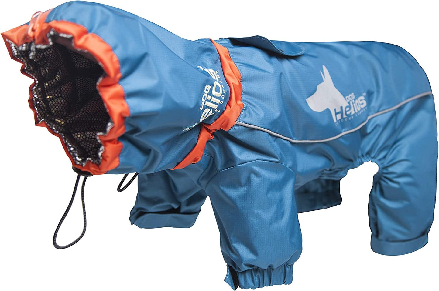 DOGHELIOS 'Weather-King' Windproof Waterproof and Insulated Adjustable Full Bodied Pet Dog Jacket Coat W/ Heat Retention Technology, Medium, Black Animals & Pet Supplies > Pet Supplies > Dog Supplies > Dog Apparel Pet Life, LLC. Blue 1 Medium