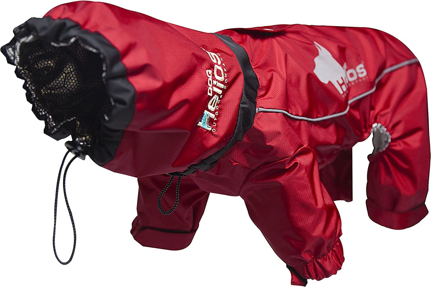 DOGHELIOS 'Weather-King' Windproof Waterproof and Insulated Adjustable Full Bodied Pet Dog Jacket Coat W/ Heat Retention Technology, Medium, Black Animals & Pet Supplies > Pet Supplies > Dog Supplies > Dog Apparel Pet Life, LLC. Red 1 Medium