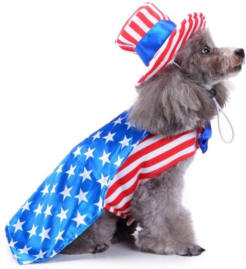 ＫＬＫＣＭＳ Dogs Costume Ball Flag Male Outfit Hat, S, as Described Animals & Pet Supplies > Pet Supplies > Dog Supplies > Dog Apparel ＫＬＫＣＭＳ   