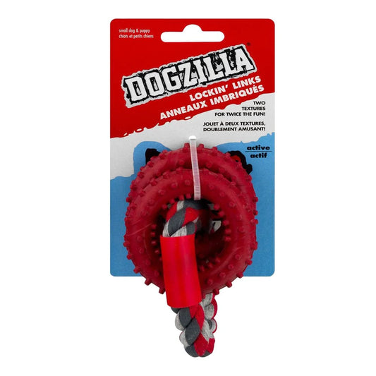 Dogzilla Lockin' Links Puppy & Small Dog Ring Toy Animals & Pet Supplies > Pet Supplies > Dog Supplies > Dog Toys Doskocil Manufacturing Co Inc   