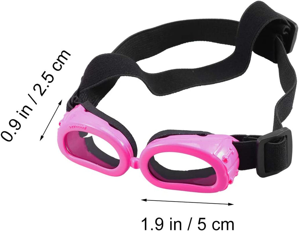 POPETPOP Stylish Pet Sunglasses, Cat Dog Goggles UV Protective Windproof Eyeglass, Pet Accessories Eyewear Protection with Strap (Pink) Animals & Pet Supplies > Pet Supplies > Dog Supplies > Dog Apparel POPETPOP   