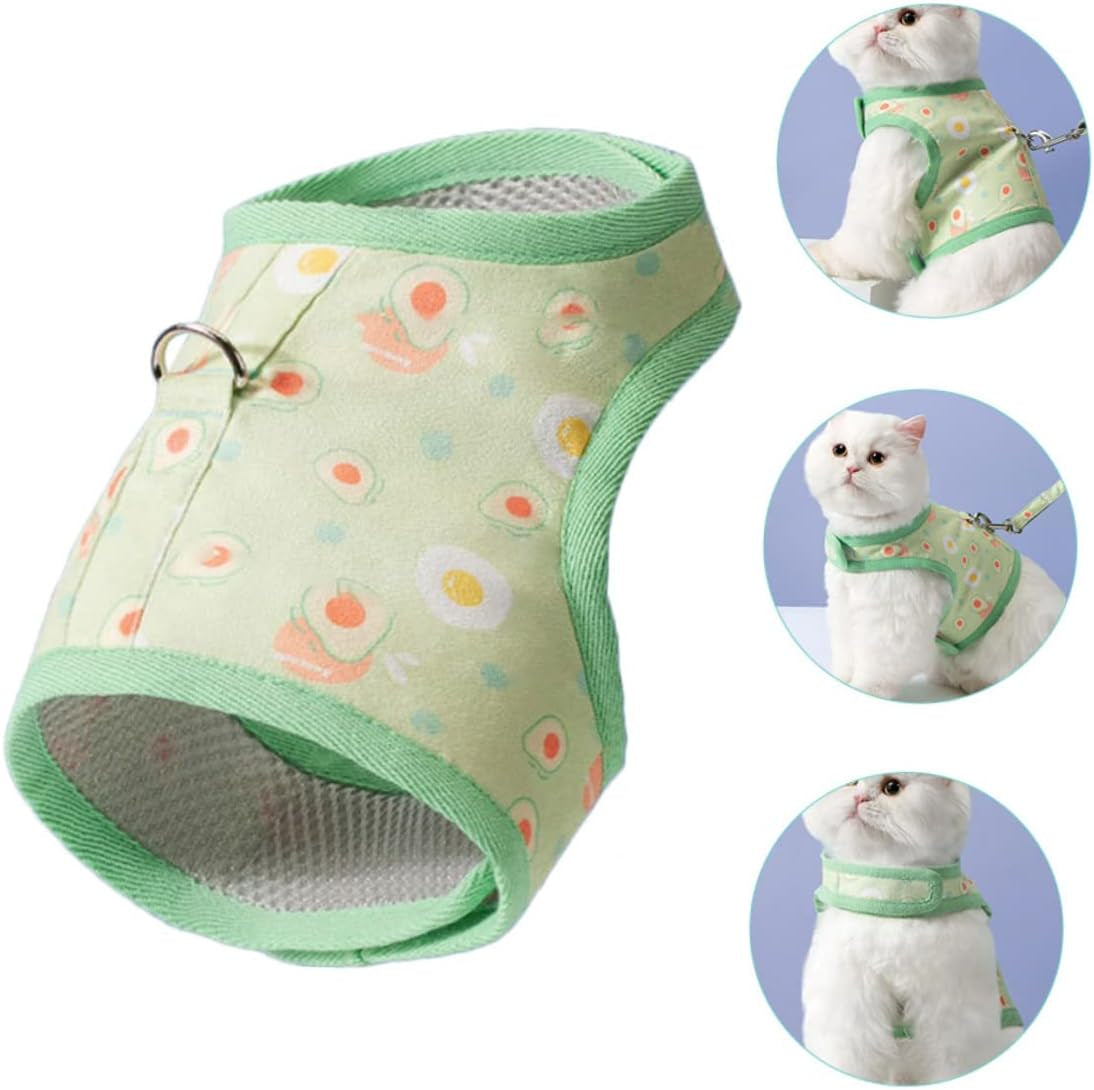 Balacoo 4 Sets Cat Leash Cami Hanger Running Vest Running Leash Pet Jogging Harness Cat Collar Leash Cat Vest Leash Avocado Prints Vest Dog Harness Dog Hauling Cable Suede Accessories Mesh Animals & Pet Supplies > Pet Supplies > Dog Supplies > Dog Apparel Balacoo   