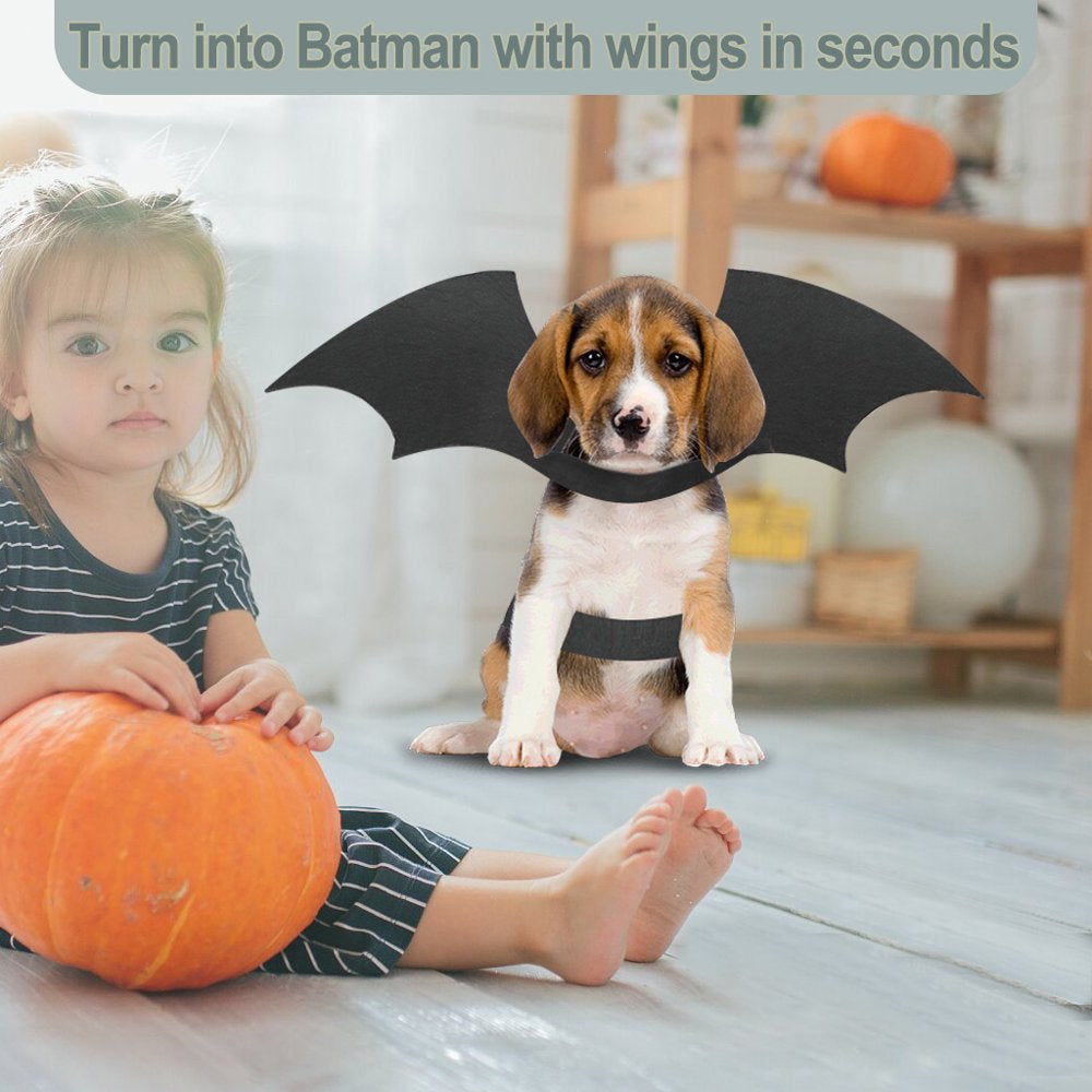 Vocheer Halloween Pet Costume - Bat Wings Dress up Apparel for Dog Cat Cosplay Party, Large Animals & Pet Supplies > Pet Supplies > Dog Supplies > Dog Apparel vocheer   