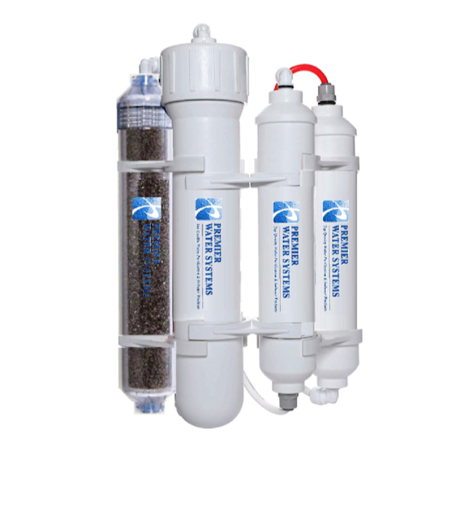 Portable RODI Aquarium Filter Reverse Osmosis Water System 4-Stage Space Saver | 75GPD Animals & Pet Supplies > Pet Supplies > Fish Supplies > Aquarium Filters Premier Water Systems   