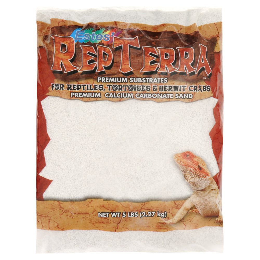Repterra White Reptile Sand 5 Lb Bag Animals & Pet Supplies > Pet Supplies > Reptile & Amphibian Supplies > Reptile & Amphibian Substrates Clifford W. Estes Company   