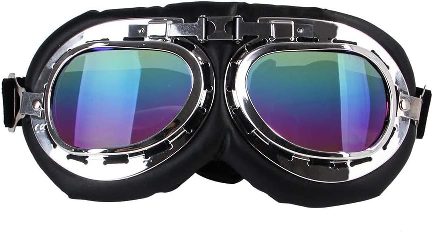 SEIS Dog Windproof Glasses Large Dog Sunglasses Pet Folding Winter Windproof Sunglasses Sled Dog Goggles (Colorful) Animals & Pet Supplies > Pet Supplies > Dog Supplies > Dog Apparel Yu-Xiang   