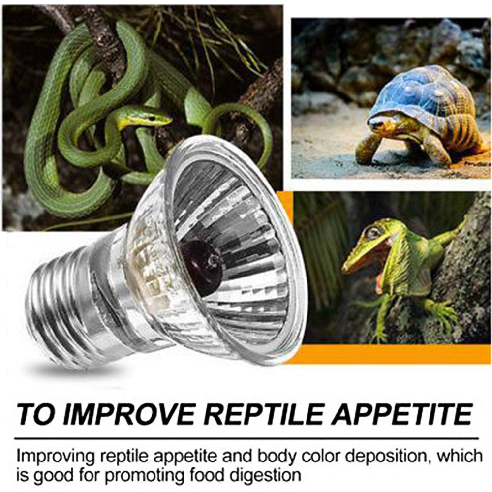FLW UVA UVB Amphibians Reptiles Bird Snake Light Bulbs Emitter Warming Heating Lamp