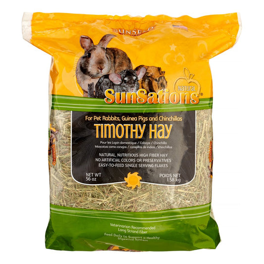 Sunseed Sunaturals Spring Harvest Timothy Hay Dry Small Animal Food, 56 Oz Animals & Pet Supplies > Pet Supplies > Small Animal Supplies > Small Animal Food SUN SEED   