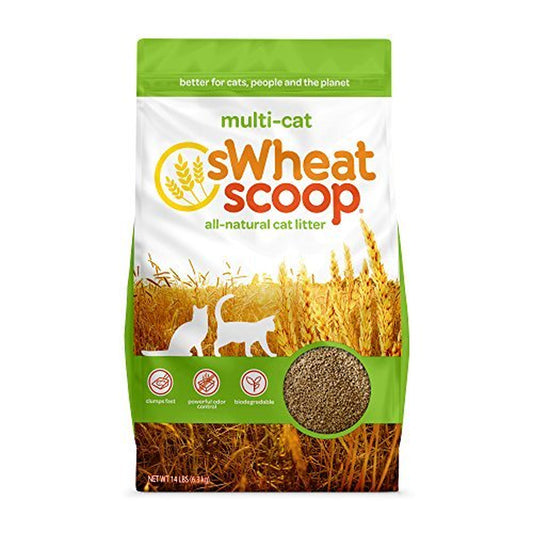 Swheat Scoop Multi-Cat Cat Litter, 14-Lb Animals & Pet Supplies > Pet Supplies > Cat Supplies > Cat Litter Swheat Scoop   