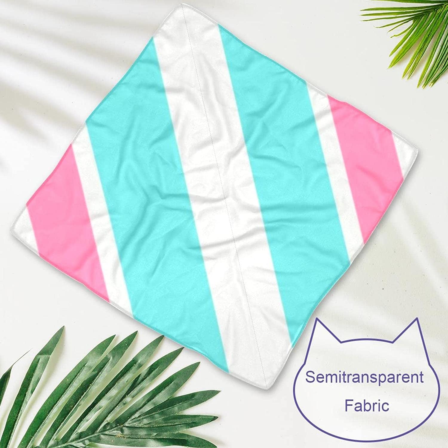 Dog Bandanas,Cat Triangle Bibs,Two Sizes,Pink Blue Stripes,Pet Scarf for Small Medium Large Pets Animals & Pet Supplies > Pet Supplies > Dog Supplies > Dog Apparel tzhcjsjgs   