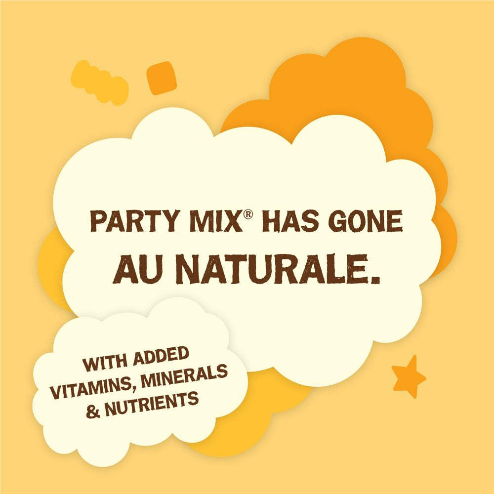 Friskies Natural Cat Treats, Party Mix Natural Yums with Real Chicken & Vitamins, Minerals & Nutrients, 2.1 Oz. Pouch