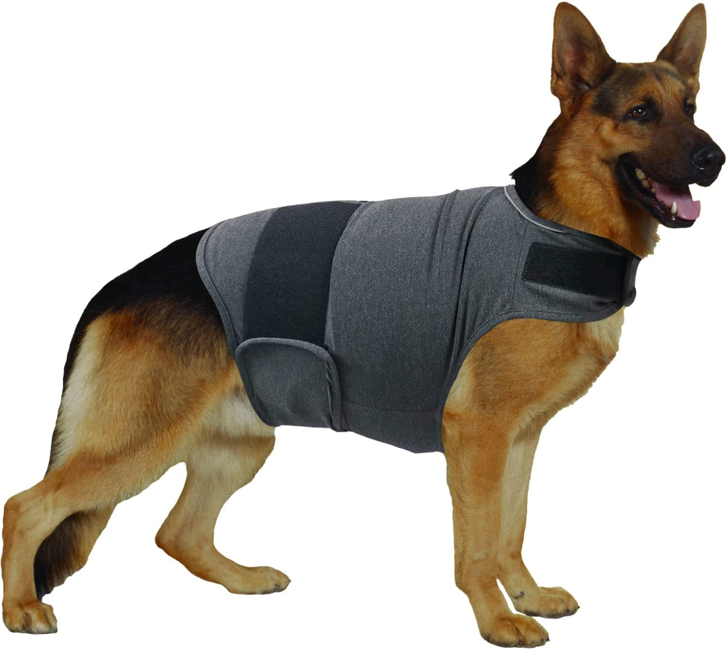 QIYADIN Dog Comfort Dog Anxiety Relief Coat, Breathable Shirts for Dogs, Dog Anxiety Vest Jacket Warp, Puppy Anxiety Calming Vest Wrap (XL) Animals & Pet Supplies > Pet Supplies > Dog Supplies > Dog Apparel PetHouzz XL  