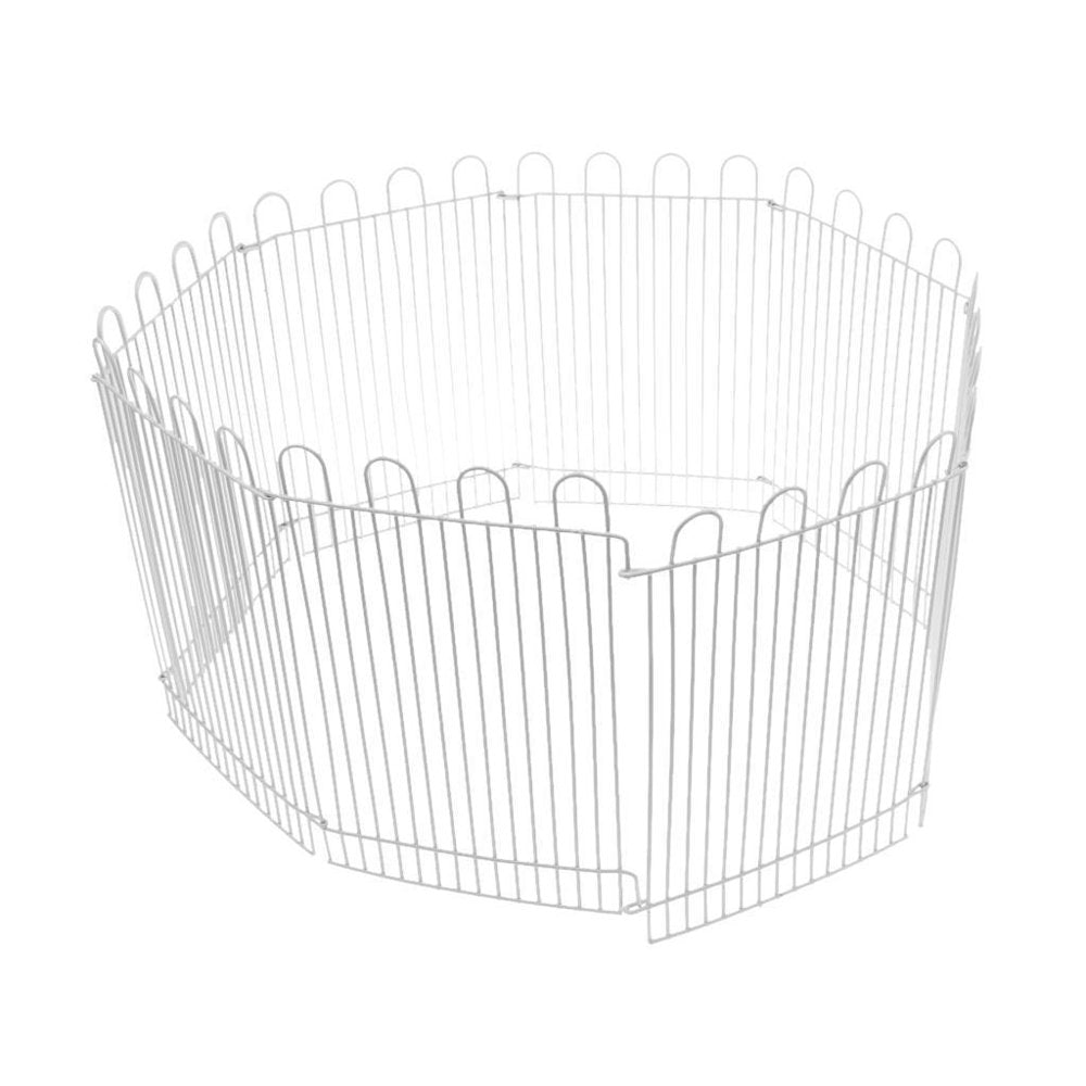 Hamster Small Animal Play Pen, , 8 -Panels Outdoor Run Cage - White, 12 Panels Format Panels Size S Animals & Pet Supplies > Pet Supplies > Dog Supplies > Dog Kennels & Runs perfk   