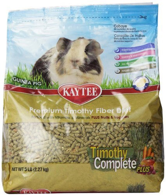 Kaytee Timothy Complete plus Guinea Pig Food, 5 Lb Animals & Pet Supplies > Pet Supplies > Small Animal Supplies > Small Animal Food Kaytee   