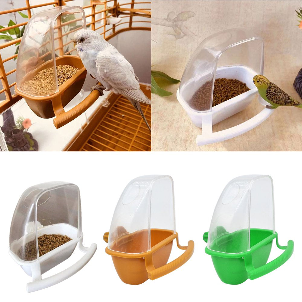 Mangeoire Automatique Pour Oiseaux, Récipient Alimentaire Transparent,  Mangeoire Pour Perroquets, Accessoires De Cage Pour Petits Oiseaux,  Perroquet