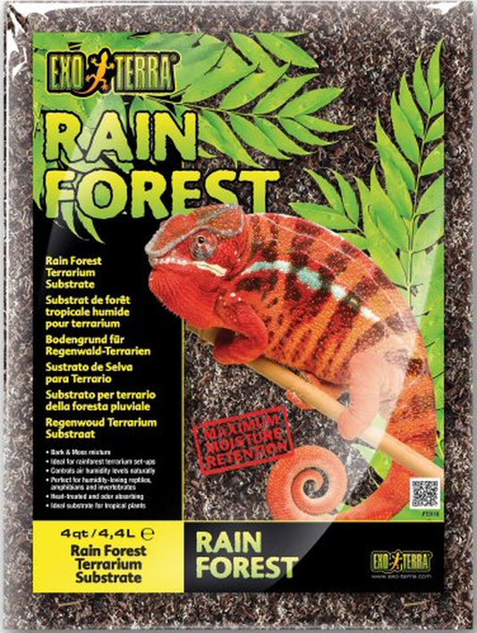 Exo Terra Rain Forest Terrarium Substrate 4 Quart Animals & Pet Supplies > Pet Supplies > Reptile & Amphibian Supplies > Reptile & Amphibian Substrates Hagen   