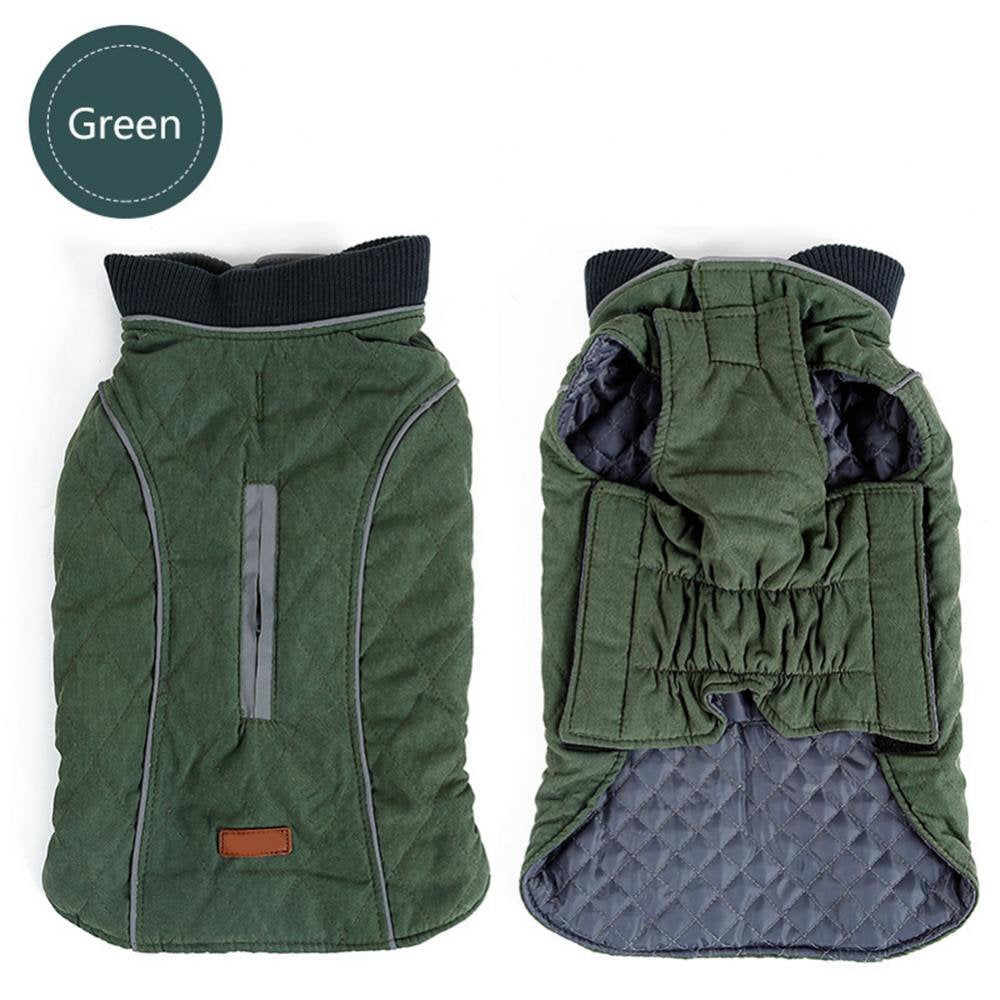 Dog Cold Weather Vest Waterproof Windproof Reversible Dog Apparel Winter Coat Warm Dog Outfits for Small Dogs Animals & Pet Supplies > Pet Supplies > Dog Supplies > Dog Apparel Avail   