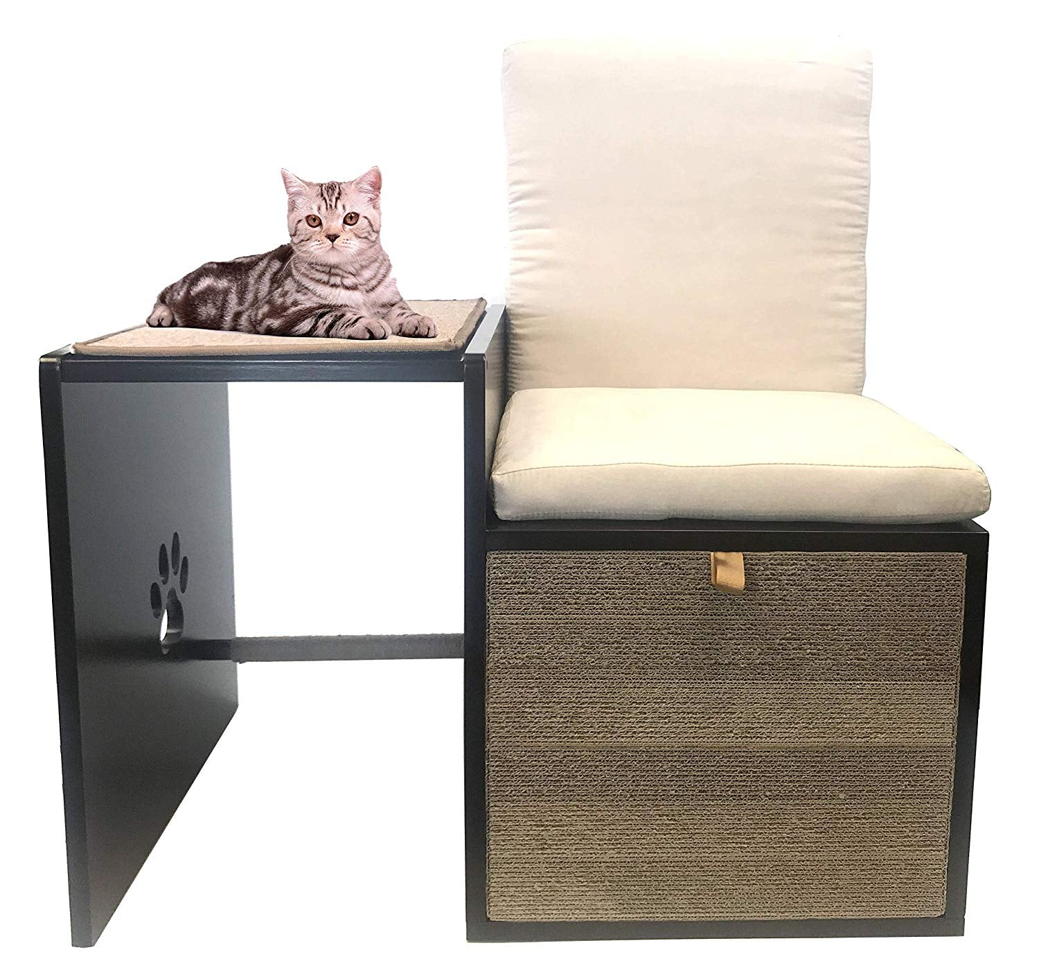Penn-Plax Cat Walk Furniture: Love Seat Bench & Play Hide – Great for All Size Cats Animals & Pet Supplies > Pet Supplies > Cat Supplies > Cat Furniture Penn-Plax   