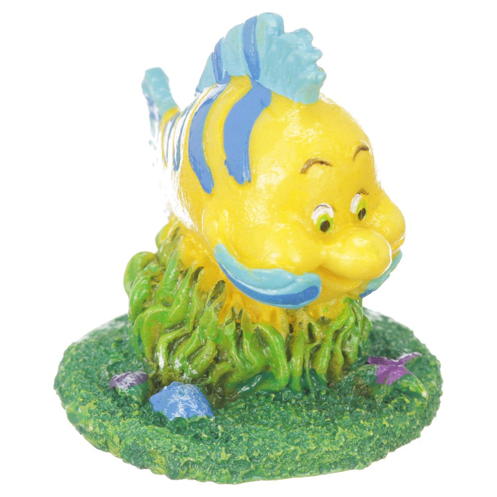 Penn-Plax Little Mermaid Aquarium Ornament – Flounder – Mini Resin Animals & Pet Supplies > Pet Supplies > Fish Supplies > Aquarium Decor Penn-Plax   