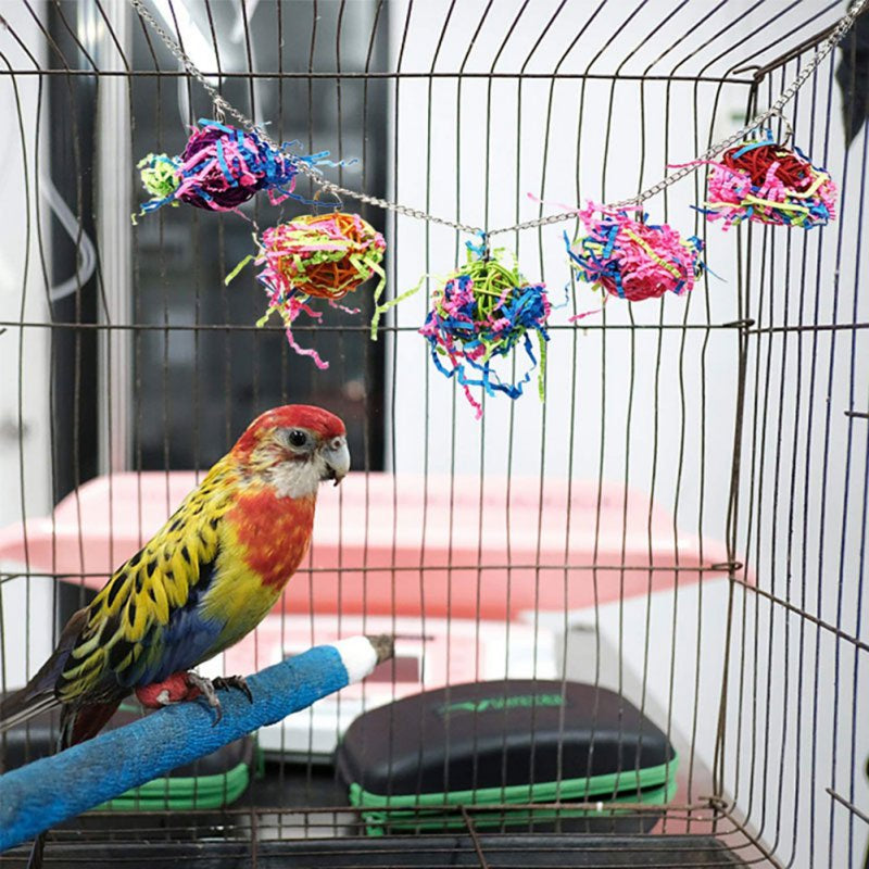 Ardorlove 3Pcs/Lot Bird Toy Set for Parrot Shredder Foraging Assorted Hanging Cage Bird Chewing Rack Toys Pet Molar Pastime Parrot Toy Animals & Pet Supplies > Pet Supplies > Bird Supplies > Bird Toys Ardorlove   