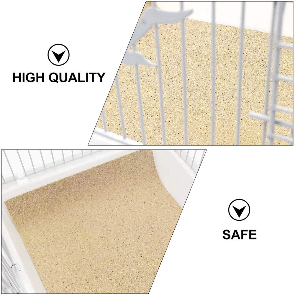 Bird Cage Accessories Liners Paper Parakeet Liner Gravel Large Cages Parakeets Small Mache Animals & Pet Supplies > Pet Supplies > Bird Supplies > Bird Cage Accessories FRCOLOR   