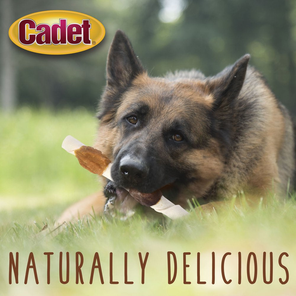 Cadet Gourmet Beef Hide Shish Kabob Dog Treats Beef Hide X-Large 10" (2 Count) Animals & Pet Supplies > Pet Supplies > Small Animal Supplies > Small Animal Food Central Garden and Pet   