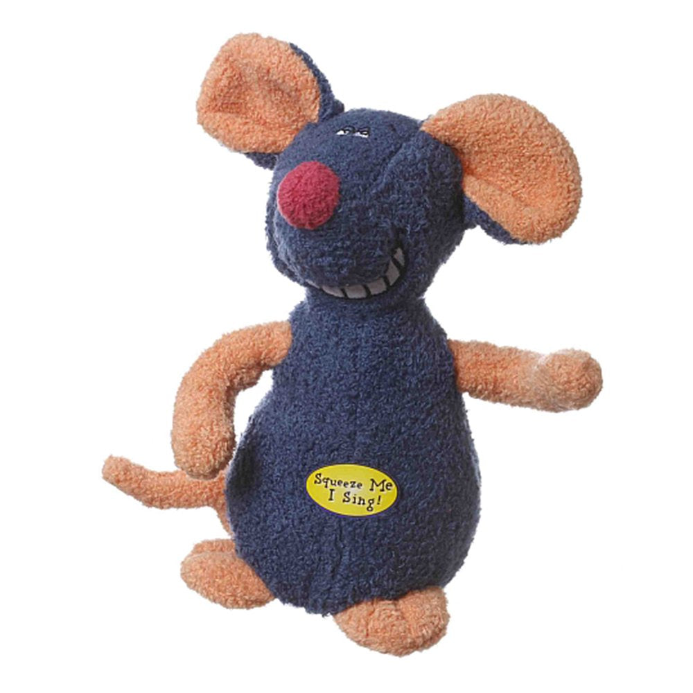 Multipet Deedle Dude Musical Interactive Plush Mouse Dog Toy, 8 Inch Animals & Pet Supplies > Pet Supplies > Dog Supplies > Dog Toys Multipet International   