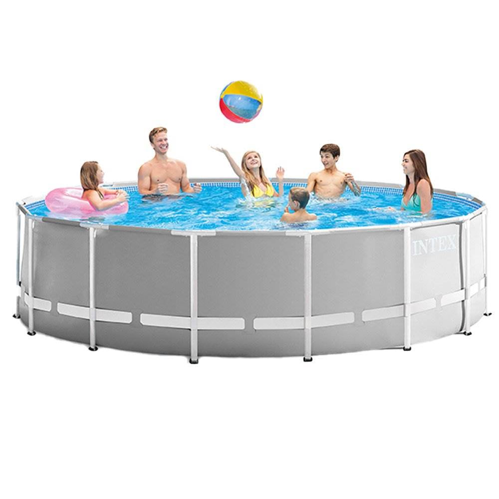 Intex 15Ft X 48In Prism Frame round Pool & Taylor Chlorine Ph Alkaline Test Kit Animals & Pet Supplies > Pet Supplies > Fish Supplies > Aquarium & Pond Tubing Intex   