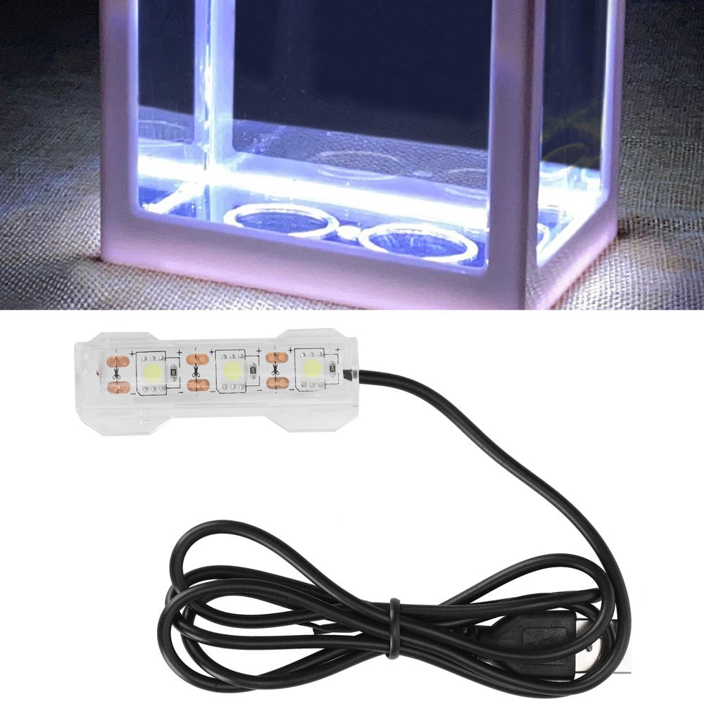 Tebru Small Aquarium Water Plant Light Desktop Fish Tank Mini Decor Soft LED Lamp New Animals & Pet Supplies > Pet Supplies > Fish Supplies > Aquarium Lighting Tebru   