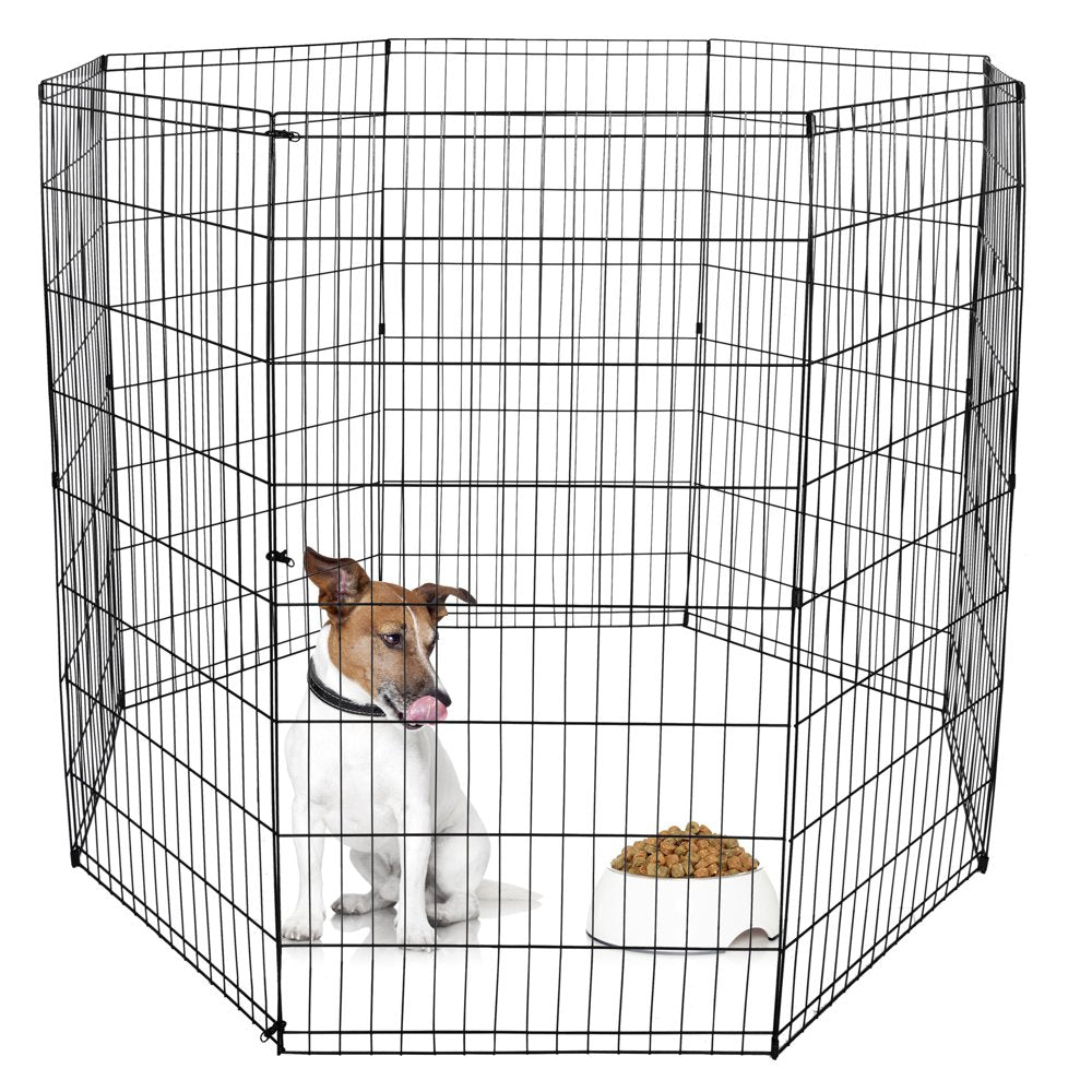 Homgarden 24-Inch Height Pet Playpen 8 Folding Panel Exercise Dog Fence Indoor Outdoor Animals & Pet Supplies > Pet Supplies > Dog Supplies > Dog Kennels & Runs HomGarden 48" H  