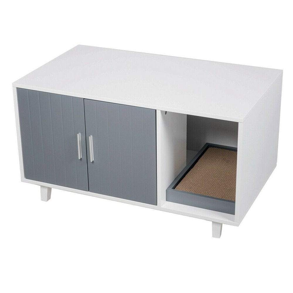 Good Life Apparel Modern Pet Crate Litter Box Enclosure House Table Animals & Pet Supplies > Pet Supplies > Cat Supplies > Cat Apparel Good Life Apparel   