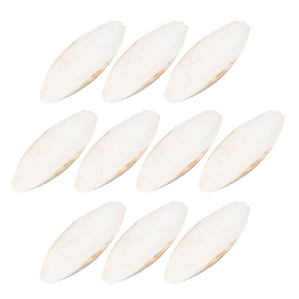 Natural Cuddle Bone Parrot Chew Toys Chewing Cuttlefish Bone Bird Cuttlebone for Parakeets Cockatiel Macaw Conur (10Pcs) Animals & Pet Supplies > Pet Supplies > Bird Supplies > Bird Toys Bellanny 10-12 fine polishing  