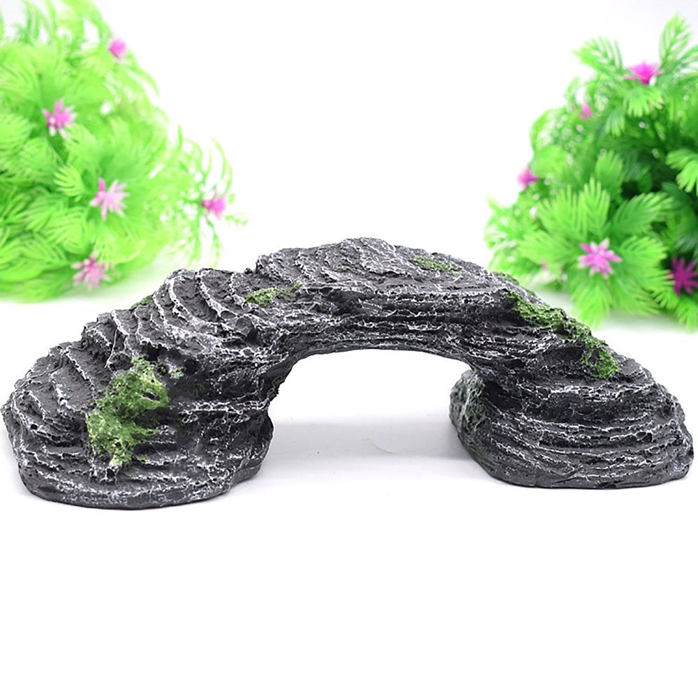 Creativearrowy Reptile Shale Step Ledge. Include Hiding Spots, Swim Throughs. Reptile Hide for Amphibians,Fish, Reptiles, and Small Animals Reptile Decor,Turtle Tank Accessories Animals & Pet Supplies > Pet Supplies > Small Animal Supplies > Small Animal Habitat Accessories CreativeArrowy   