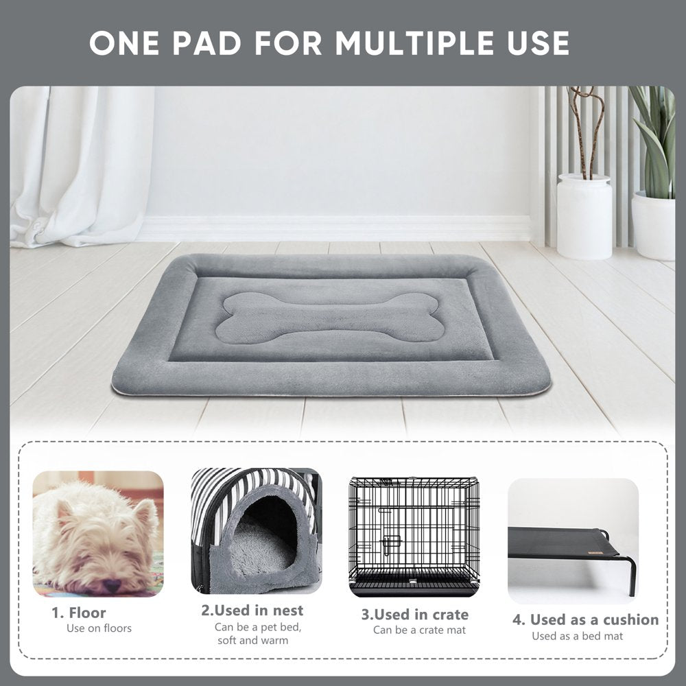 Joicyco Large Dog Bed Large Crate Mat 42 in Anti-Slip Washable Soft Mattress Kennel Pads Animals & Pet Supplies > Pet Supplies > Cat Supplies > Cat Beds JoicyCo   