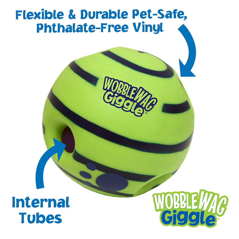 Allstar Marketing Wobble Wag Giggle Ball Dog Toy as Seen on TV Animals & Pet Supplies > Pet Supplies > Dog Supplies > Dog Toys All Star   